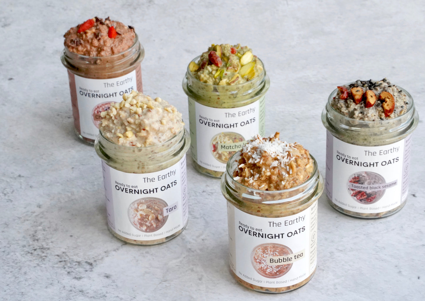 premade overnight oat taster bundle