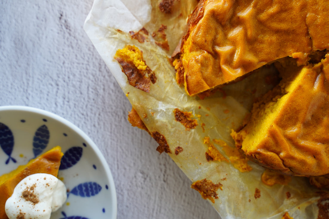 healthy low-sugar spice pumpkin cake easy recipe