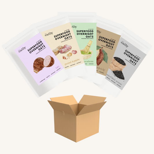 Vegan overnight oats subscription box